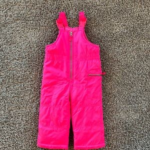 Carters little girl snow bib